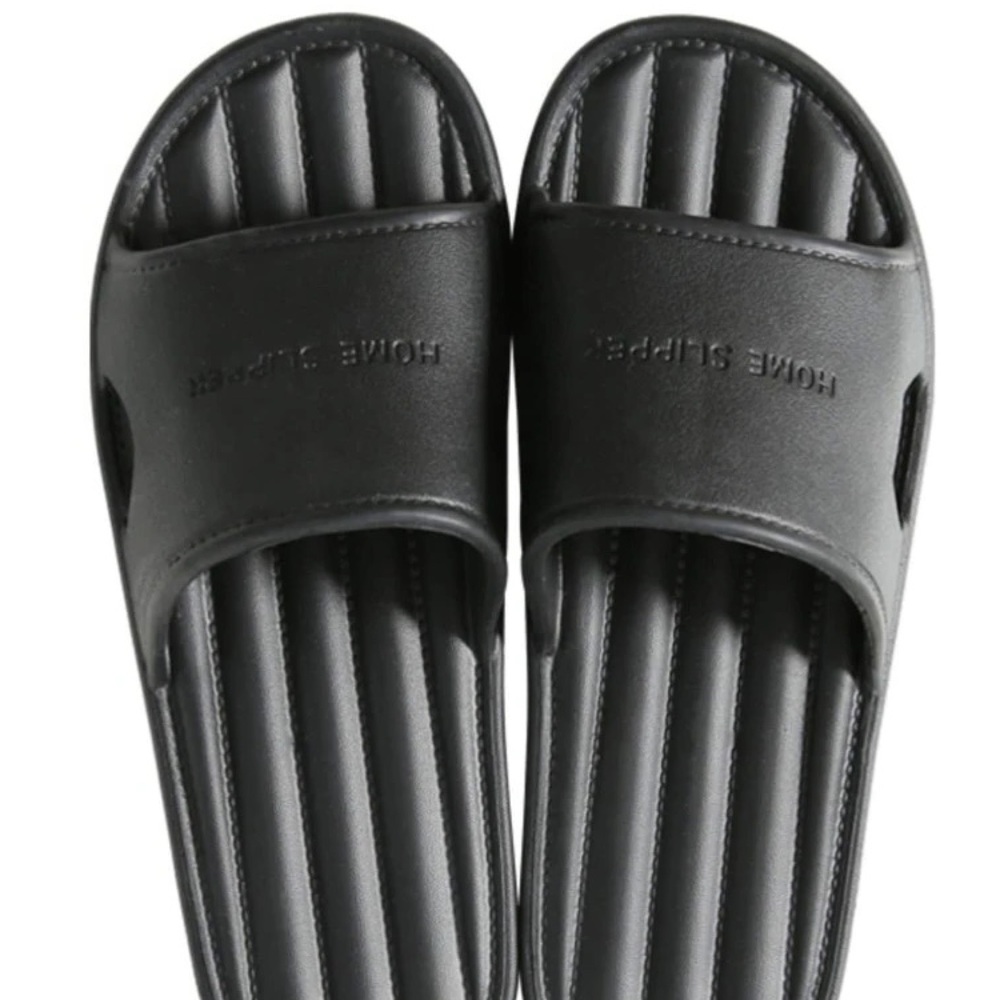 Black Home Slippers